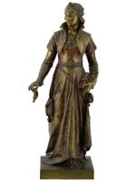 FRENCH BRONZE SCULPTURE AFTER JEAN LOUIS GREGOIRE