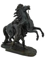 FRENCH BRONZE EQUESTRIAN SCULPTURE AFTER G COUSTOU