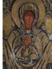 ANTIQUE RUSSIAN ICON MOTHER OF GOD IN SILVER RIZA PIC-1