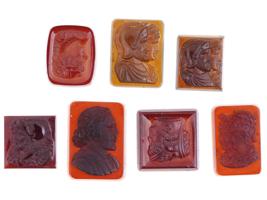 ANTIQUE CARVED GLASS INTAGLIO COLLECTION