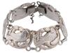 CORO NORSELAND STERLING SILVER BIRD FIGURAL BRACELET PIC-0