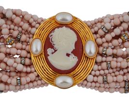 ITALIAN BRACELET WITH CAMEO BY VALENTINO GARAVANI