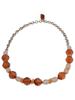 VINTAGE ITALIAN GLASS BEADED CHAIN NECKLACE PIC-1