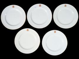 ANTIQUE FRENCH MINTON PORCELAIN DINNER PLATES SET