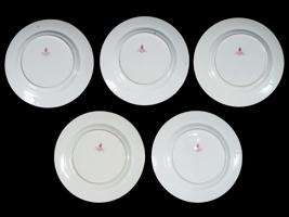 ANTIQUE FRENCH MINTON PORCELAIN DINNER PLATES SET