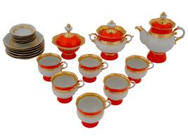 VINTAGE 1970S SOVIET ERA POLTAVA PORCELAIN TEA SET