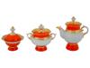 VINTAGE 1970S SOVIET ERA POLTAVA PORCELAIN TEA SET PIC-1