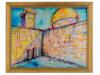 KOTEL JERUSALEM MIXED MEDIA PAINTING BY ZIMA PELEG 1971 PIC-0