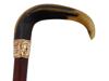 MCCLURE MAGAZINE PRESSED PAPER GOLD HORN WALKING CANE PIC-4