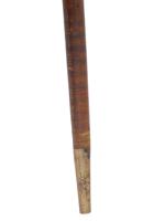 MCCLURE MAGAZINE PRESSED PAPER GOLD HORN WALKING CANE