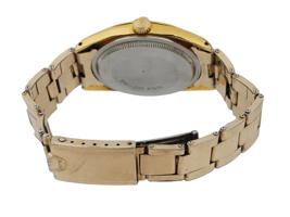 14K GOLD ROLEX OYSTER PERPETUM DATEJUST WRIST WATCH