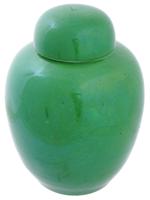 GREEN PORCELAIN VASE FROM PRIVATE COLLECTOR - 1