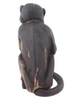 RARE ANTIQUE HUBLEY MONKEY CAST IRON BANK DOOR STOP