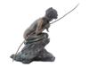 ITALIAN FISHERMAN BRONZE SCULPTURE BY VINCENZO GEMITO PIC-1