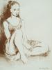 AMERICAN BALLET DANCER LITHOGRAPH BY MOSES SOYER PIC-1