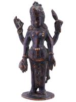 ANTIQUE 18THC C INDIAN BRONZE SHIVA SCULPTURE