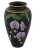 VINTAGE 1986 PORCELAIN VASE W ORCHID BY FRANKLIN MINT PIC-3