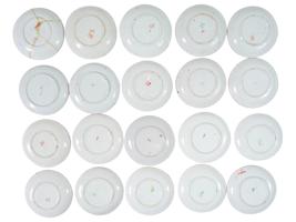 COLLECTION OF 20 JAPANESE HAND PAINTED PLATES