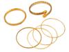 VINTAGE GOLD PLATED BANGLE BRACELETS PIC-0