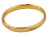 VINTAGE GOLD PLATED BANGLE BRACELETS PIC-2