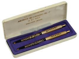 VINTAGE 14K GOLD PERFUMED PENS ARPEGE AND CHANEL NO. 5