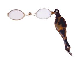 WWII TYPE GERMAN FOLDING LORGNETTE THEATER GLASSES