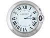 CARTIER BALLON BLEU STAINLESS STEEL DESK CLOCK IOB PIC-1