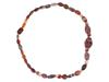 ANCIENT AGATE CARNELIAN AND JASPER BEADS NECKLACE PIC-1