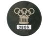 NAZI GERMAN 1936 OLYMPIC GAMES BRASS SERVICE BADGE PIC-0