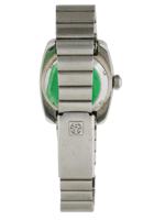 SETH THOMAS AUTOMATIC STAINLESS STEEL WRISTWATCH