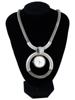 GENEVA 17 JEWELS STAINLESS STEEL NECKLACE WATCH PIC-0
