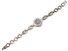 GRUEN QUARTZ WOMENS STERLING SILVER WRISTWATCH