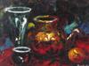 SOUTH KOREAN STILL LIFE OIL PAINTING BY JAMIE P PIC-1