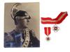 TWO ORDERS OF CROWN OF ITALY AND HISTORICAL PHOTO PIC-0
