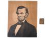 VINTAGE AMERICAN PORTRAIT PRINT OF ABRAHAM LINCOLN PIC-0