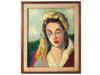FRENCH PORTRAIT OIL PAINTING BY FRANCOISE GILOT PIC-0