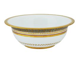 ANTIQUE RUSSIAN IMPERIAL GILT PORCELAIN FINGER BOWL