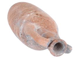 ANCIENT ROMAN TERRACOTTA AMPHORA JAR WITH TWO HANDLES