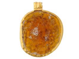 ANCIENT IMPERIAL ROMAN 22K GOLD GLASS PENDANT