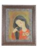 AFTER CAO DAM VIETNAMESE SILK PORTRAIT PAINTING PIC-0