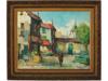 SIGNED LAURENT POST IMPRESSIONIST OIL PAINTING PIC-0