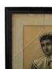 ANTIQUE EUROPEAN SCHOOL PORTRAIT OF GIRL ENGRAVING PIC-2