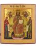 ANTIQUE 19TH C RUSSIAN ICON LORD ALMIGHTY ON THRONE PIC-0