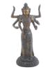 KOREAN GILT BRONZE SIX ARMED SHIVA DEITY SCULPTURE PIC-0