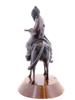 CHINESE BRONZE FIGURINE OF A SAGE ON A MULE PIC-4