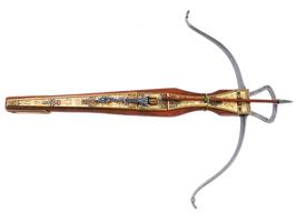 LATE ROMAN EMPIRE CROSSBOW REPLICA WITH ARROW