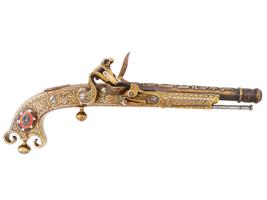 SCOTTISH 1760 MURDOCK FLINTLOCK PISTOL REPLICA