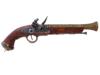 ITALIAN 1825 PERCUSSION DUELING FLINTLOCK PISTOL PIC-0