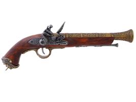 ITALIAN 1825 PERCUSSION DUELING FLINTLOCK PISTOL