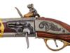 BRITISH CAVALRY DOUBLE BARREL FLINTLOCK PISTOL PIC-7